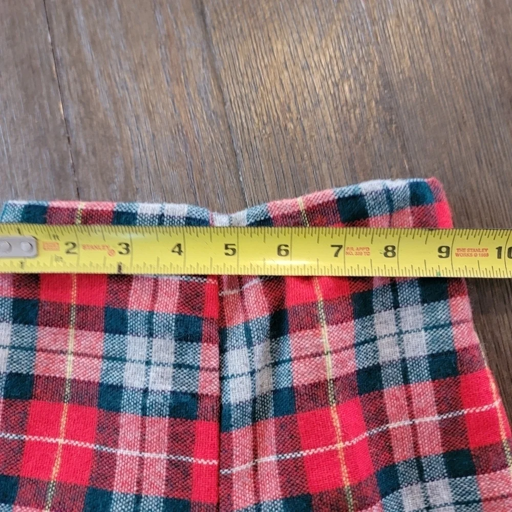 Vintage Red Plaid Suit 6 - see measurements